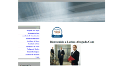 Desktop Screenshot of latinoabogado.com